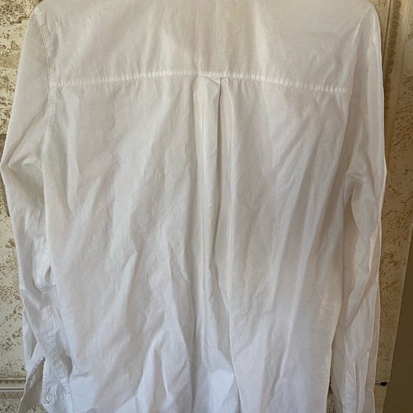 Eileen Fisher White Button-Up Shirt off white size L, Organic Cotton - Picture 6 of 6